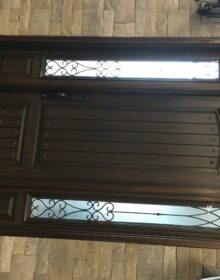 steel front door sidelights