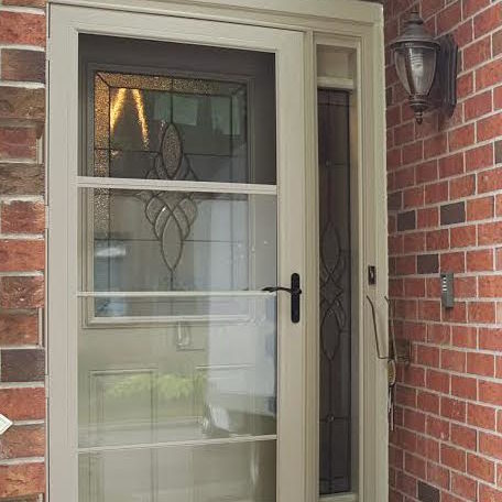 New steel front door