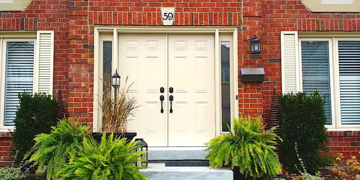 Front door replacement double steel front door