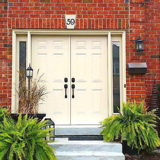Front door replacement double steel front door