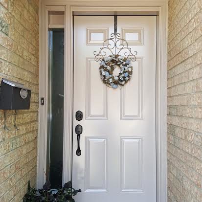 New steel front door